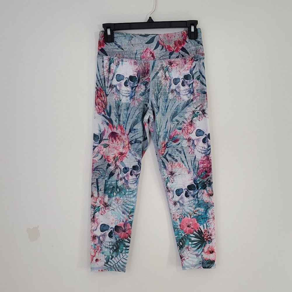 Evolution and Creation Skull Leggings